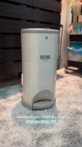 Mambo Sealed Diaper Bin Diaper Pail Step Pedal Trash Bin Odorless Diaper Trash Can