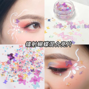 Trang Điểm Sân Khấu Cho Trẻ Em Hình Bướm Dán Mặt Pha Lê Sáng Bóng Phụ Kiện Trang Trí Mặt Biểu Diễn Ngày Lễ Cho Trẻ Em