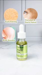 Face Oil Natural Serum SR12 Anti Aging Pelembab Muka Untuk Kulit Kering Flek Hitam Kerutan Garis Halus Pada Wajah