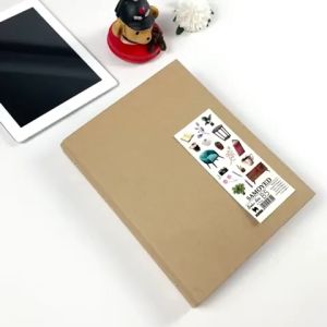 SAMOYED BNSV-51 Binder Note / Loose Leaf Binder B5 - 26 Ring Aesthetic / Esthetic / Vintage Hardcover Kraft