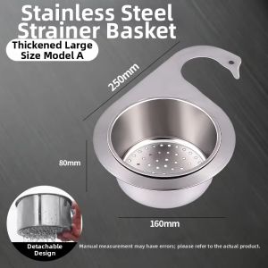 Stainless Steel Hanging Drain Basket