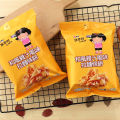 Imported from Taiwan Little Sister Zhang Junya Crispy Noodles with Wind Chicken Sauce 65g Snack for Dry Eating. 