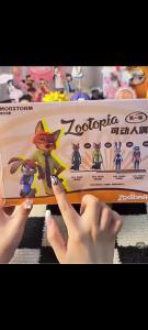 Genuine Zootopia Action Figure Series Blind Box Kawaii Bjd Mystery Box Judy Hopps Nick Wilde Anime Figures Model Toys Kid Gift