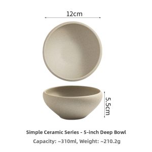 ZHIMENG | Retro Unglazed Pedestal Bowl