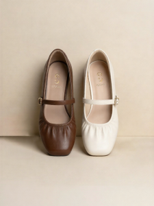 Josiny | Retro Square Toe Chunky Heel Mary Janes