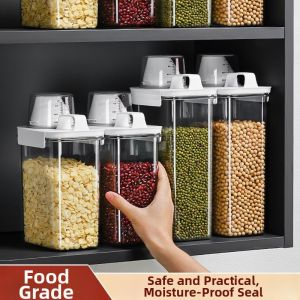 Insect and Moisture Resistant Storage Container for Rice Flour Grains
