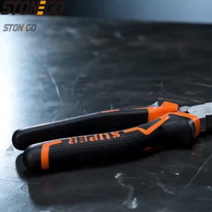 8-Inch Multifunctional Wire Cutters Pliers with Comfortable Grip for DIY Home Repairs Electrical Work Tools