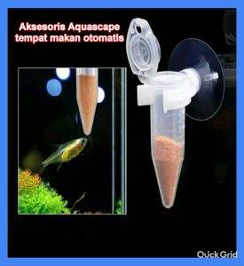 TEMPAT MAKAN IKAN OTOMATIS MINI AKSESORIS AQUASCAPE AKUARIUM AQUARIUM UNIK