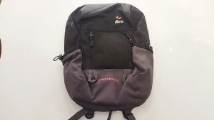 Tas Ransel Backpack Oxford Series Black Matte Free Raincoat