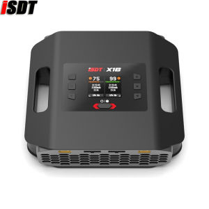 Bộ Sạc Kênh Đôi ISDT X16 2x1100W 2x20A Cho Pin LiPo 2-16S Tương Thích Với Máy Bay Không Người Lái RC Ô Tô Thuyền - Bộ Sạc Kim Loại