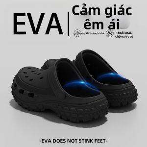 BUYANGSI | Dép Nam Chống Trượt Thoáng Khí Đế Dày Chống Va Đập Dành Cho Câu Cá Lái Xe Đi Bộ Đế EVA Mềm Và Thoải Mái