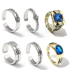 Game Love and Deep Space Ring Li Sheng And Shen Xinghui Finger Ring Qi Yu couple Rings Valentines Day Jewelry Accessories Gift