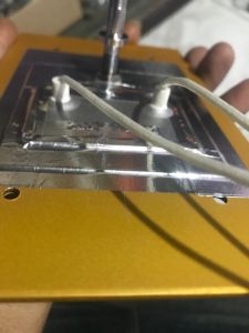 plat almunium Separator lcd