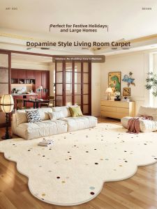 ZHUOYI | Dustproof Easy-Clean Cute Room Decor Insulation Carpet