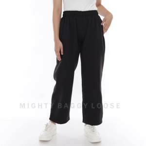 Cleasie Sweatpants reguler Celana panjang wanita / Celana santai Korean Style