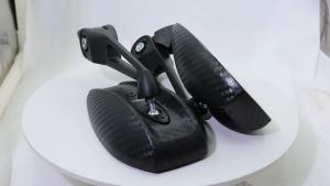 Motorcycle Side V1 V2 Mirror Blue Lens Eye Protection Lens Adjustable Rear View Motorcycle Mirror Universal Napoleon