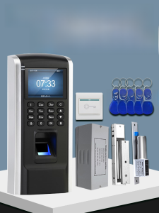 F9 Fingerprint Access Control System Suit Credit Card Password Glass Door Iron Door Magnetic Lock All-in-One Machine Electromagnetic Lock Access Controller