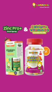 Gumazing 2 Pack Combo | Zinc Pro+ Oral Spray + Calcium & Vitamin D3