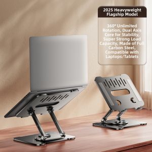 SAMTOGO | Rotating Adjustable Laptop Stand Cooler