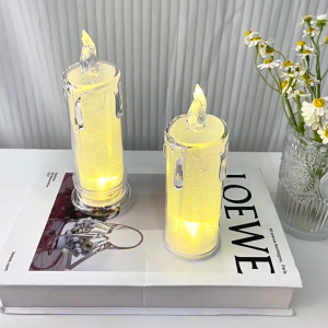 โคมไฟเทียน LED เที่ยนไหว้พระ ตกแต่งบ้าน เทียนปลอม ปลอดภัย Candle Lamp