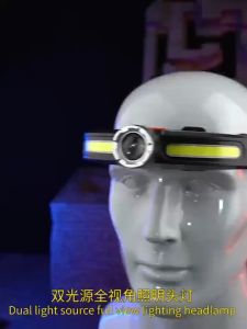 ไฟฉายคาดหัว ไฟหน้าแบบชาร์จไฟ ไฟฉายคาดศรีษะ ไฟสปอร์ตไลท์+ COB JS-922 ไฟฉายฉุกเฉินยามไฟดับกันน้ำ แข็งแรง ทนทาน