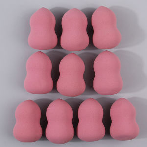 10PCS soft sponge beauty egg base makeup setting sponge gourd powder puff dry and wet dual-purpose makeup egg application makeup