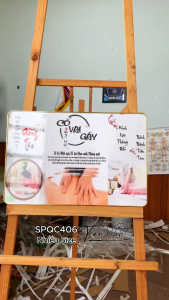 Tranh spa trị liệu đông y Tranh Spa Dưỡng Sinh kinh lạc cổ vai gáy đông y tráng gương treo tường SPQC406