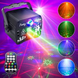 Rechargeable Outdoor Laser Light with 240 Patterns for Square Dance Colorful Car USB Charging Treasure Night Stall