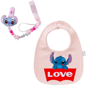 Disney | 2 pieces - Cute baby bibs for feeding baby napkins Suitable for boys and girls Used for soothing newborn pacifiers wiping saliva