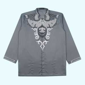 BAJU KOKO BIG SIZE 2XL 3XL 4XL 5XL FASHION MUSLIM KEMEJA PRIA LENGAN PANJANG JUMBO UKURAN XXL XXXL XXXXL XXXXXL 74