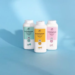 260G Pet Dry Shampoo Powder Anti Tick Flea No Water Needed Waterless Quick Clean Remove Dirt Refreshing Fur Gentle Safe Formula Easy Use for Puppy Cats Dogs Daily Bath Free Grooming Cleaning Care Supplies