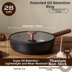JEETEE | Titanium Non-Stick Flat Frying Pan