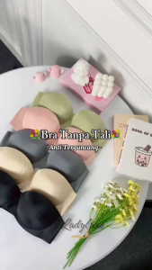 LadyLuxe - BH Bra Busa Wanita Warna Polos Seamless Bra Invisible Tanpa Tali Kait Belakang BR082