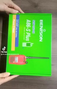 วิทยุสื่อสาร BENISON A86S (Plus) กำลังส่ง 5 วัตต์ (160 ช่องใช้งาน)