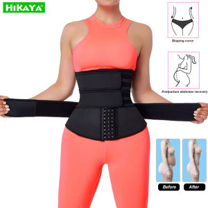 HIKAYA Postpartum Belly Wrap Belt Women S Waist Shaping Trainer Quick Sweating Weight Loss Waistband Women Tummy Control Slimming Belt