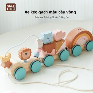 Đồ Chơi Xếp Gỗ Chủ Đề Động Vật Rừng