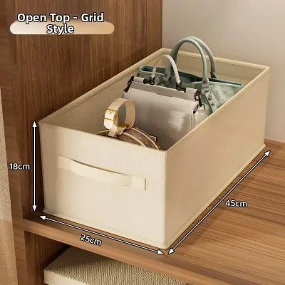 Indoor Use Bag Storage Organizer Rack Dustproof Protection Box Handbag Placement Stand Space Saving Solution for Bags