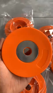 Bulatan Orange Pres Cup Sealer Berlaku Semua Merek Penjepit Plastik Roll Cup Sealer