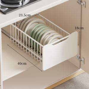 WUBUWEI | drawer style Drainage Storage Basket Dish Rack