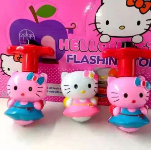 BARU Mainan Anak Gasing LED Karakter Hellokitty Bisa Nyala mainan Edukatif Anak Karakter PROMO