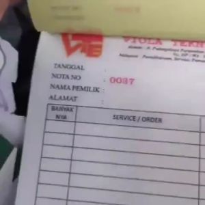 Cetak Nota Ukuran A5 (210 mm x 148 mm) 50 Set/Lembar Zain Grafika