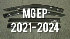 กันสาด MG EP กันลม คิ้ว ดำทึบ มี4ชิ้น เอ็มจี อีพี MG EP 2022 2023 2024 2025 ใส่ร่วมกันได้ R