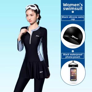 XTEP | Diving Vacation Beach Swimming Pool Specialized Three-Piece Swimsuit