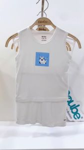 Bộ quần áo ba lỗ trẻ sơ sinh và trẻ nhỏ nhiều màu sắc Boube Vải sợi tre cao cấp Bambou thông minh thoải mái Size từ 3-24M