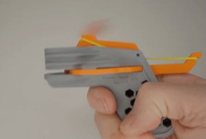 Disc Shooter Toy Shooter Play Practice Shooting Sling Disc Shooter