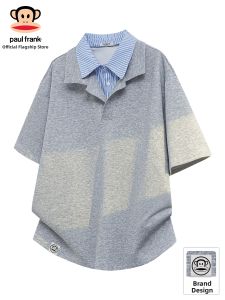 Paul Frank | Stripe Collar Thin Summer Polo Shirt for Men