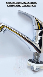 Keran AIr Wastafel ONDA Model Tancap Berlapis Chrome / Kran Wastafel ONDA  Y 321 C Tancap Chrome Kuat Tahan Lama Tahan Karat