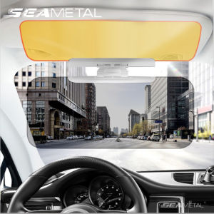 SEAMETAL Car Sunshade Visor Goggles Anti-Glare Mirror Night Driving Anti-High Beam Lights Clip-on Visor Goggles