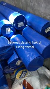 Kolam Terpal Ikan Kotak 200x100x80 - 100x200x80 - 2x1x08 - 1x2x08 Untuk Budidaya Ikan