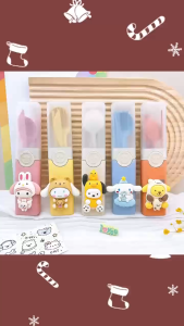 Bộ đồ ăn di động Sanrio nhà đi chơi rơm lúa mì thân thiện với môi trường Bộ đồ ăn Đũa Muỗng Nĩa Hộp bộ đồ ăn di động